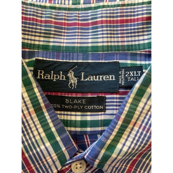 Ralph Lauren‎ Polo Blake Long Sleeve Shirt Size 2XLT - Picture 5 of 5